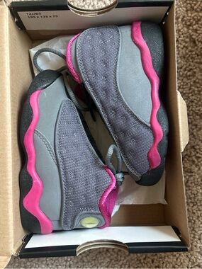 Jordan Kids Sneakers - Gray and Pink